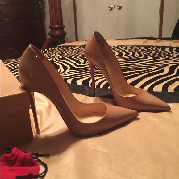 Christian Louboutin Size 38 Nude So Kate Pumps - Picture 4 of 8